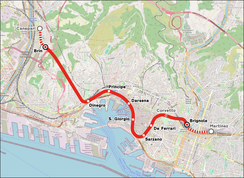 Genoa metro