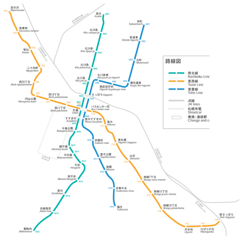 Sapporo subway